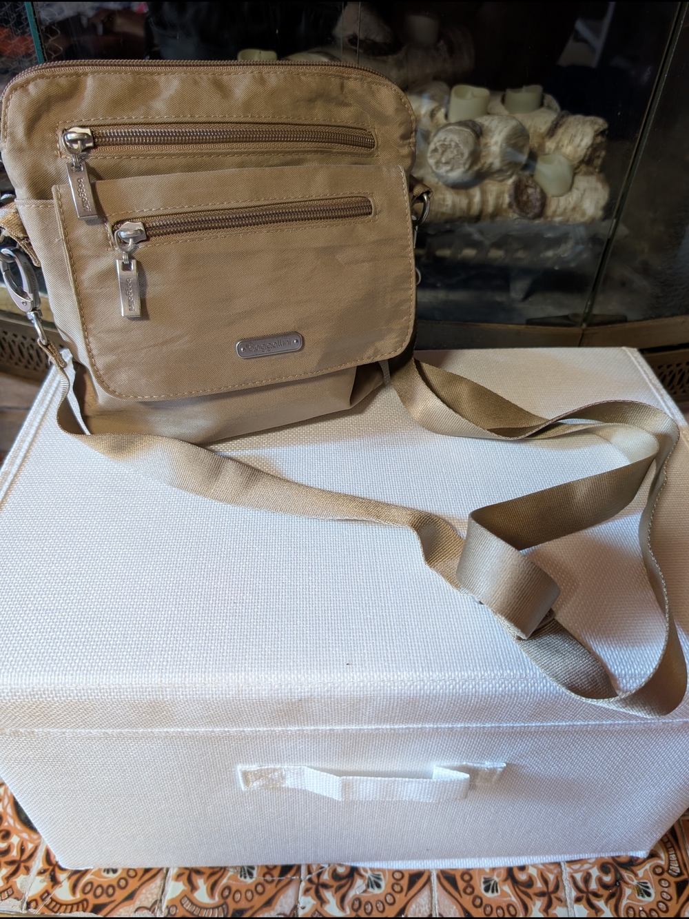 Baggallini Crossbody Bag - Beige